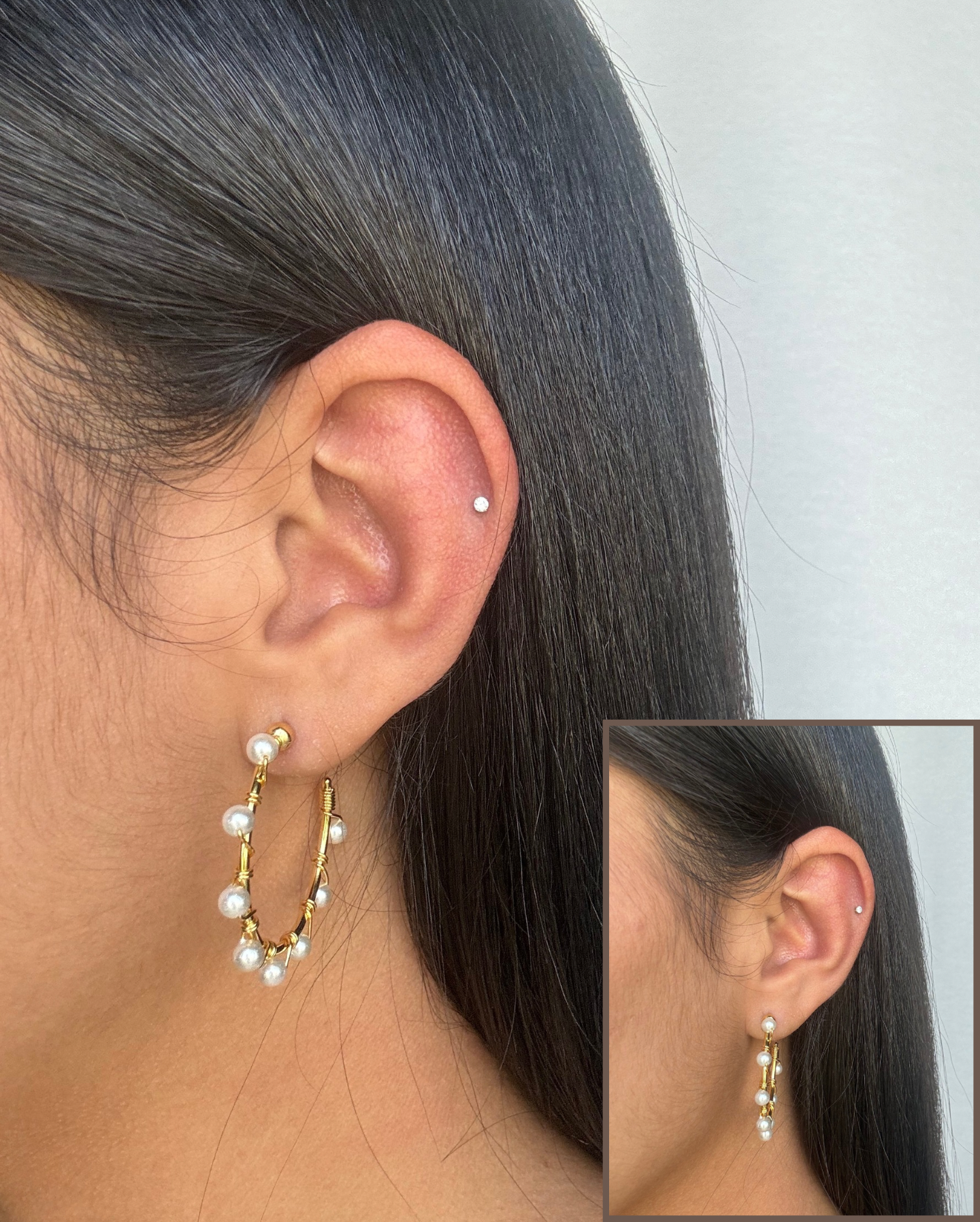 Perla Hoop Earring