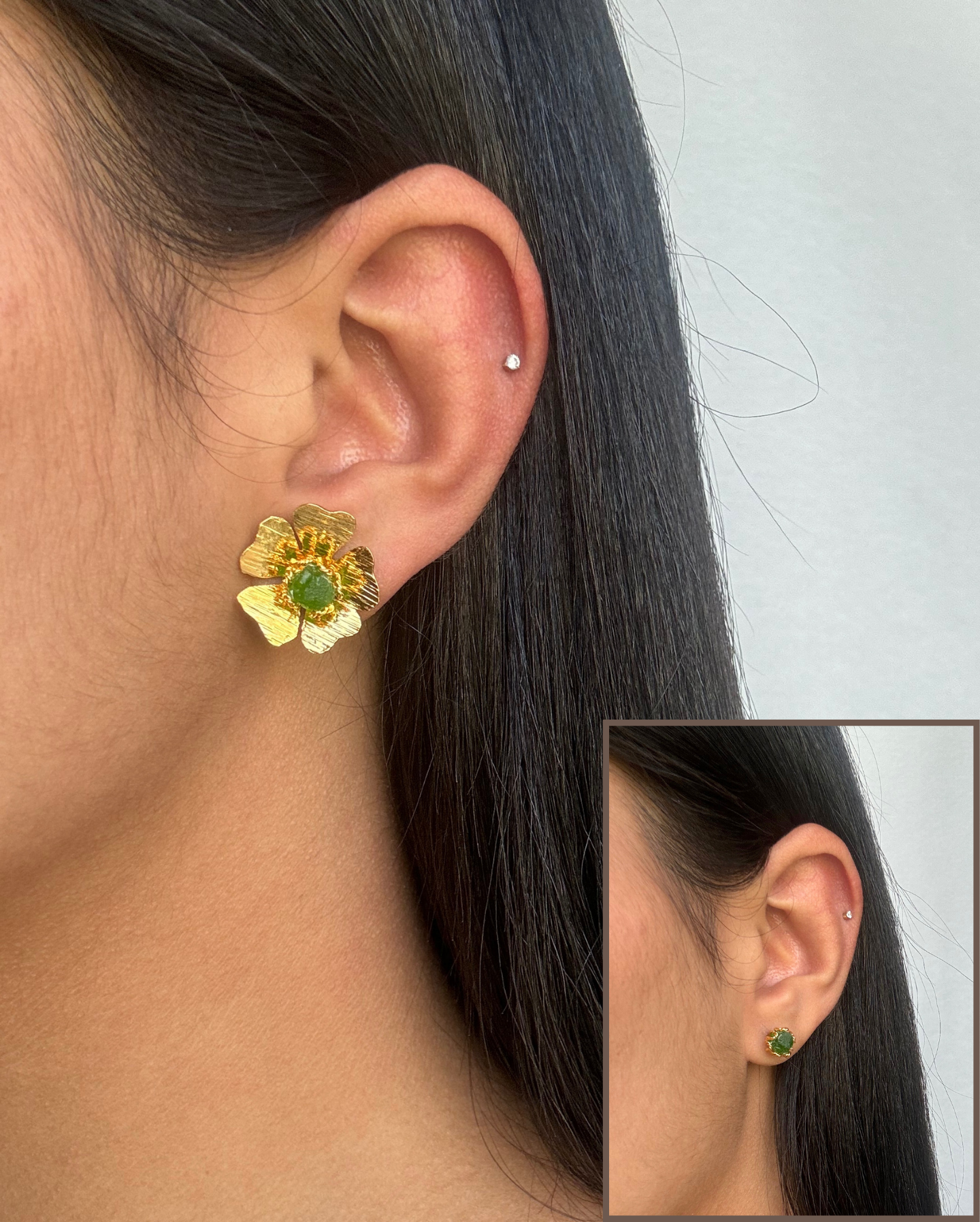 Gema Stud Earring Multi-Use